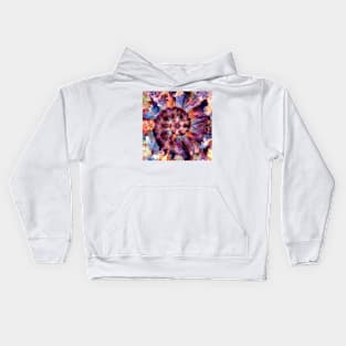 Golden Ratio - Quartz Kaleidoscope - Fibonacci Spiral Kids Hoodie